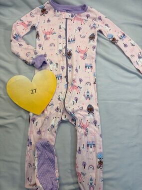 The Children's Place - Pink and Purple Pajamas with Whimsical Unicorn Design